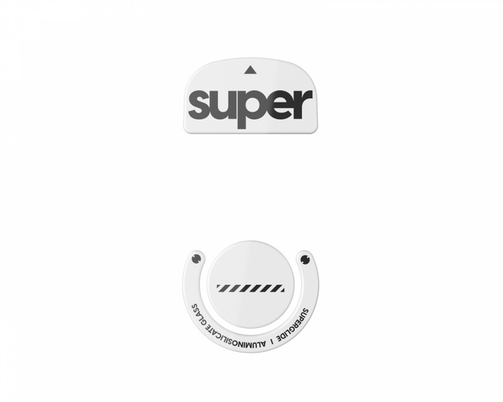 Superglide Version 2 Glas Skates varten Logitech G Pro X Superlight - Valkoinen