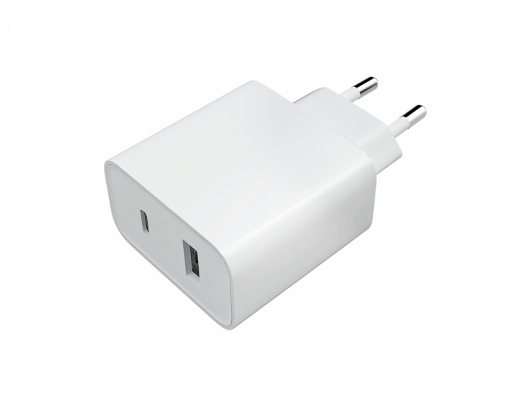 Xiaomi Mi 33W Charger (USB-A + USB-C) - Valkoinen Verkkovirtalaturit