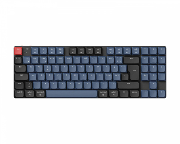 Keychron K13 Pro Low Profile Hotswap Langaton Pelinäppäimistö RGB Aluminium [Gateron G Pro Red]