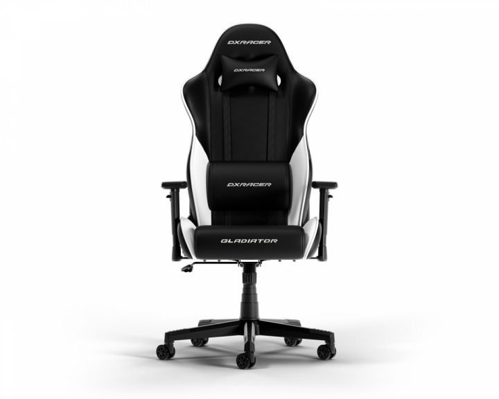 DXRacer GLADIATOR L Musta & Valkoinen PVC Nahka