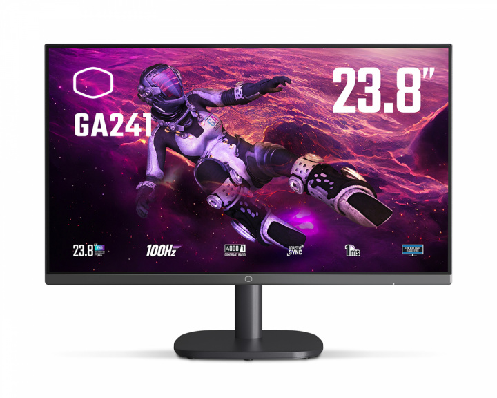 Cooler Master GA241 23.8″ FHD VA 100Hz 1ms Pelimonitori