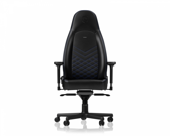 noblechairs ICON PU-Leather - Musta / Sininen