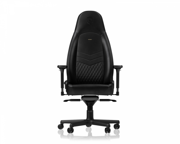 noblechairs ICON Real Leather - Musta / Musta