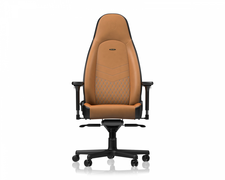 noblechairs ICON Real Leather - Konjakki / Musta