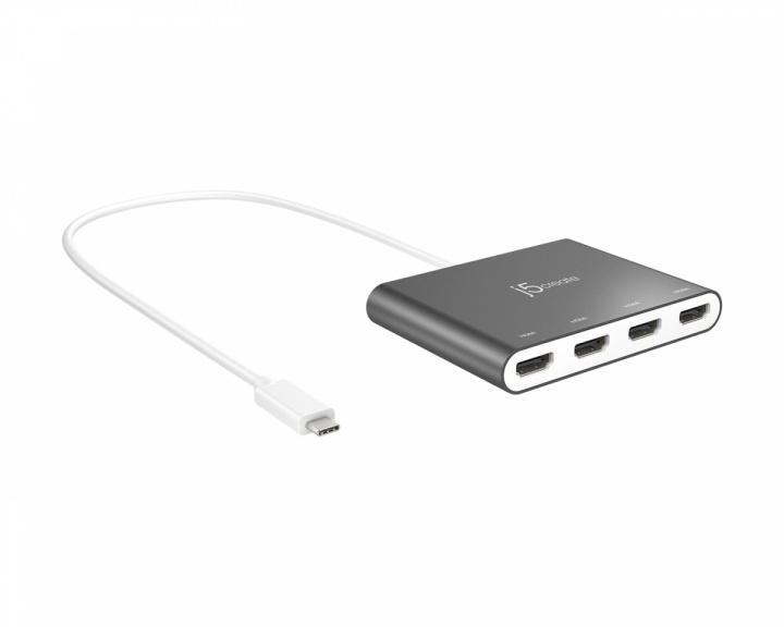 j5create USB-C 4-Porttinen HDMI-Monimonitorisovitin