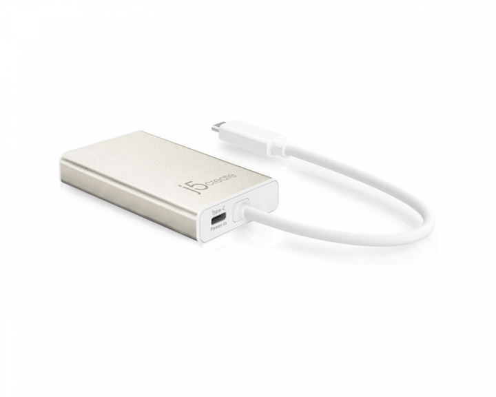 j5create USB-C-Monisovitin - HDMI, Ethernet, USB 3.1 HUB, PD 2.0