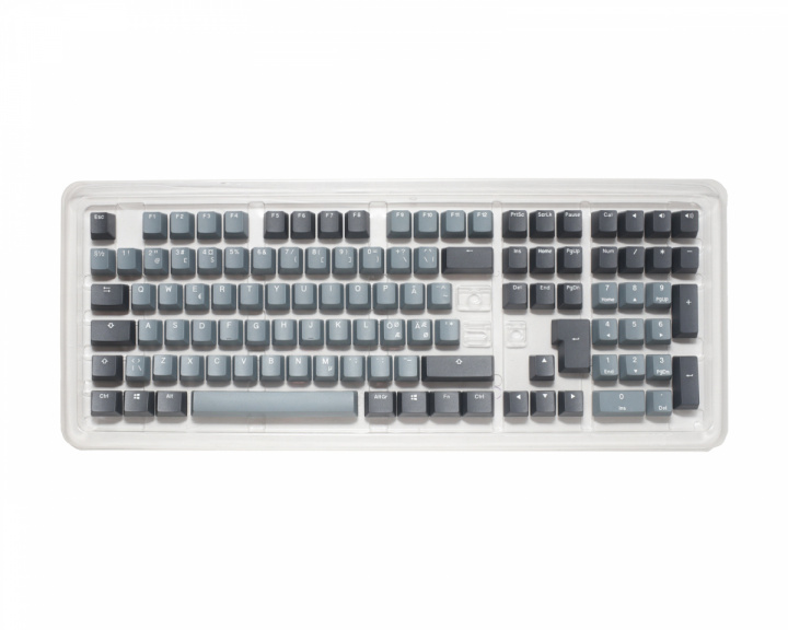 Ducky Skyline PBT Double-shot Keycap Set - Harmaa