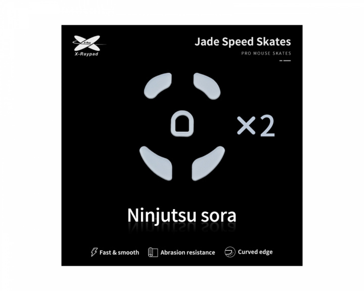 X-raypad Jade Mouse Skates Ninjutso Sora - Hiiren Tassut