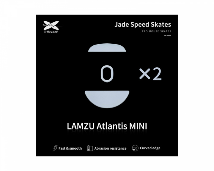 X-raypad Jade Mouse Skates Lamzu Atlantis Mini - Hiiren Tassut