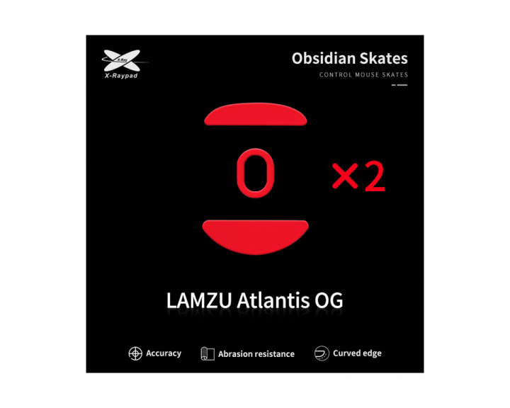 X-raypad Obsidian Mouse Skates Lamzu Atlantis OG - Hiiren Tassut