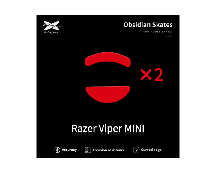 X-raypad Obsidian Mouse Skates Razer Viper Mini - Hiiren Tassut