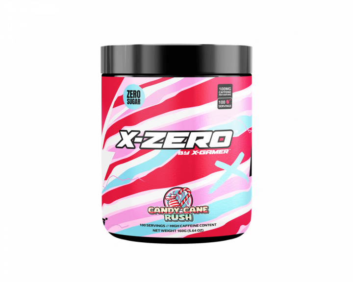 X-Gamer X-Zero Candy Cane Rush - 100 Servings