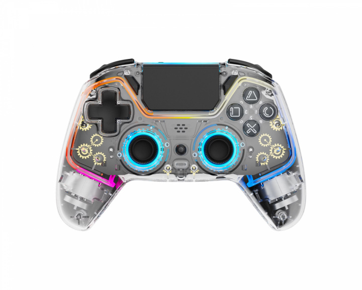 Deltaco Gaming Transparent Wireless Controller (PS4/PC)