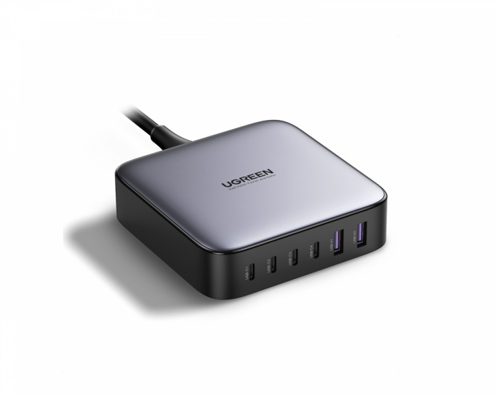 UGREEN Nexode 200W Desktop Charger 6-Port (2xUSB-A + 4xUSB-C) - Multiport Laturi