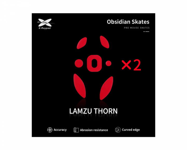 X-raypad Obsidian Mouse Skates Lamzu Thorn