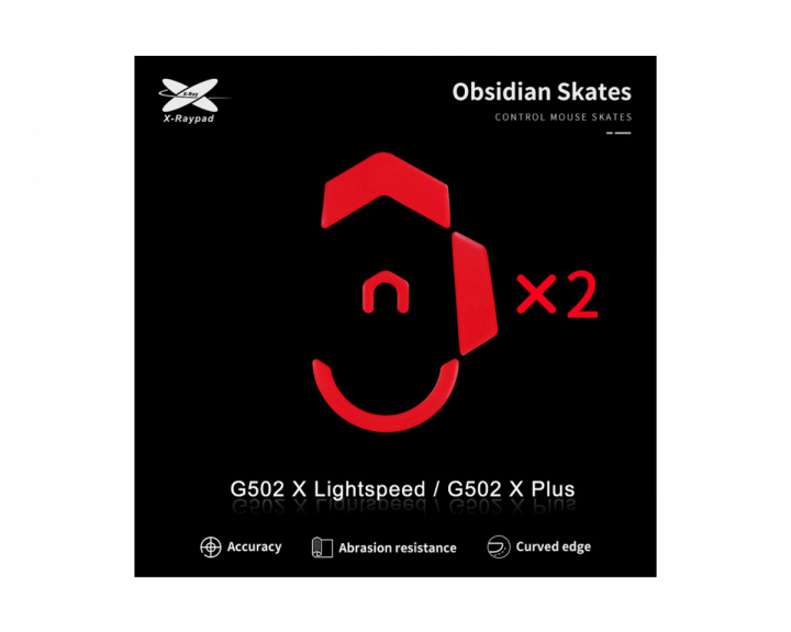 X-raypad Obsidian Mouse Skates Logitech G502 X Lightspeed/G502 X PLUS