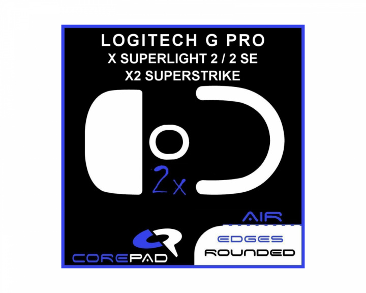 Corepad Skatez AIR Logitech G PRO X SUPERLIGHT 2 / 2 SE & X2 SUPERSTRIKE