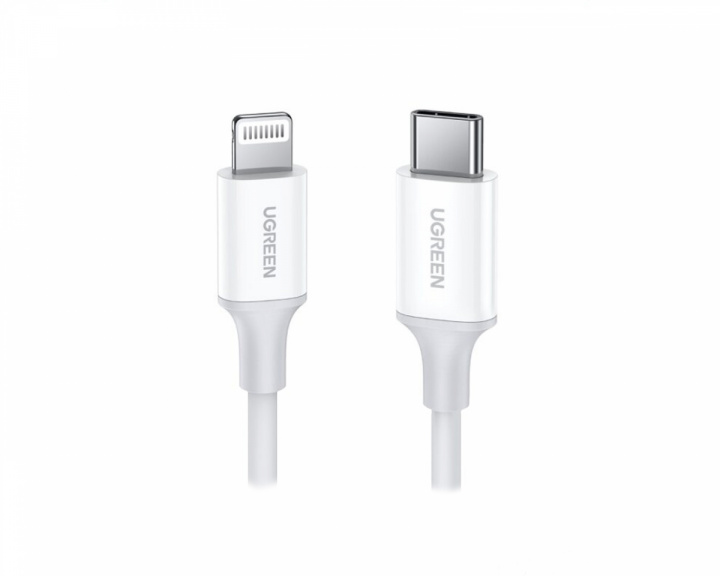 UGREEN USB-C to Lightning Kaapeli 2m - Valkoinen