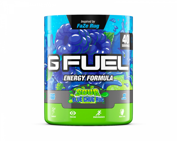 G FUEL Sour Blue Chug Rug - 40 Annos