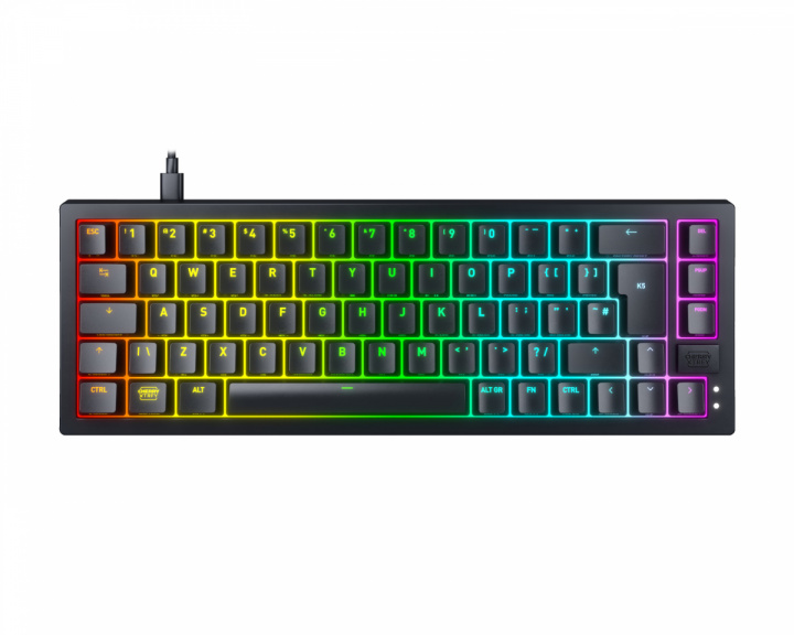 Cherry Xtrfy K5V2 RGB Compact Mechanical Pelinäppäimistö [MX2A Red] - Musta