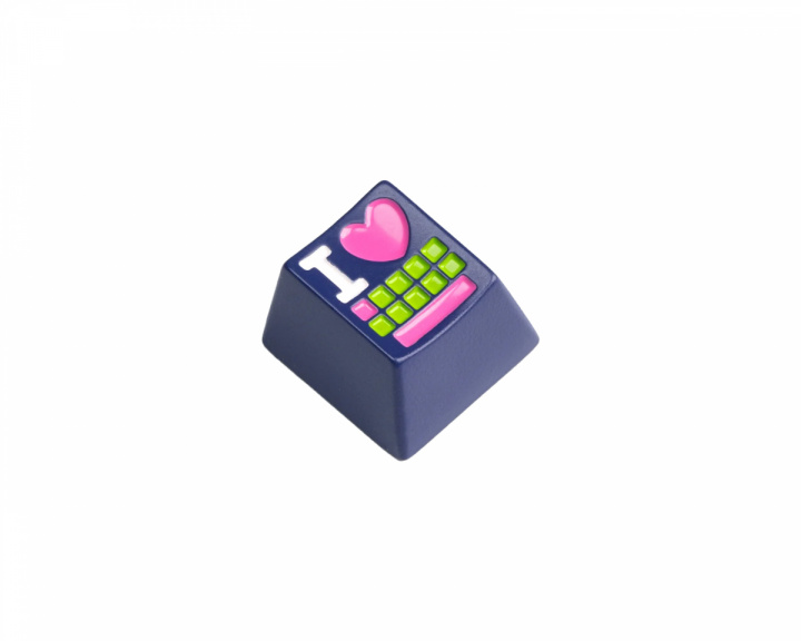 Keychron Love Zinc Alloy OEM Artisan Keycap - Tumma Violetti