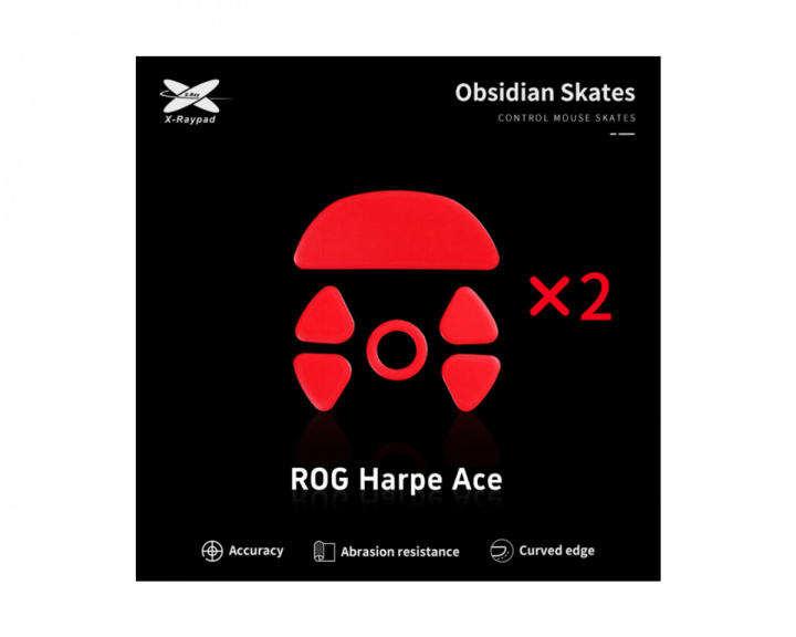 X-raypad Obsidian Mouse Skates ROG Harpe Ace