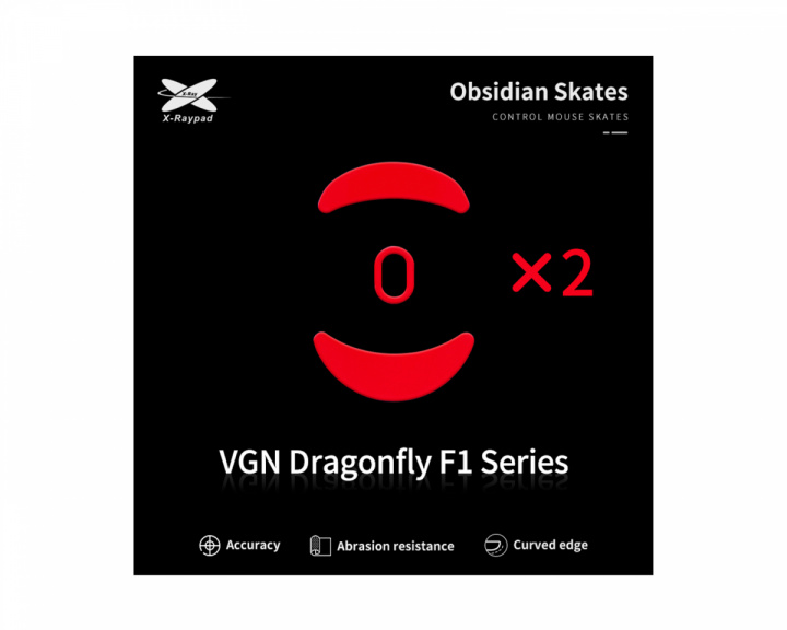 X-raypad Obsidian Mouse Skates VGN Dragonfly F1