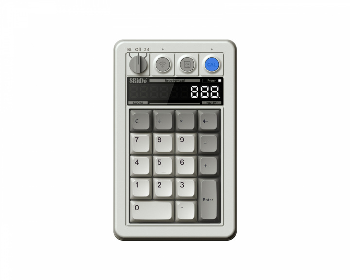 8Bitdo Retro 18 Mechanical Numpad - Langaton Numeronäppäimistö - M Edition
