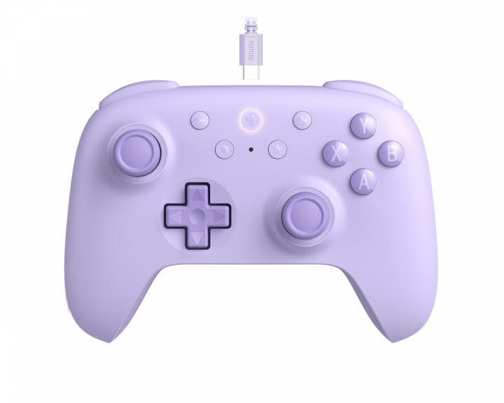 8Bitdo Ultimate 2C Wired Controller Hall Effect - Violetti Ohjain