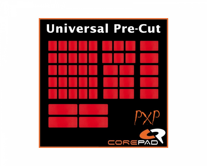 Corepad PXP Universal Pre-Cut Grips Keyboard & Mouse - Punainen