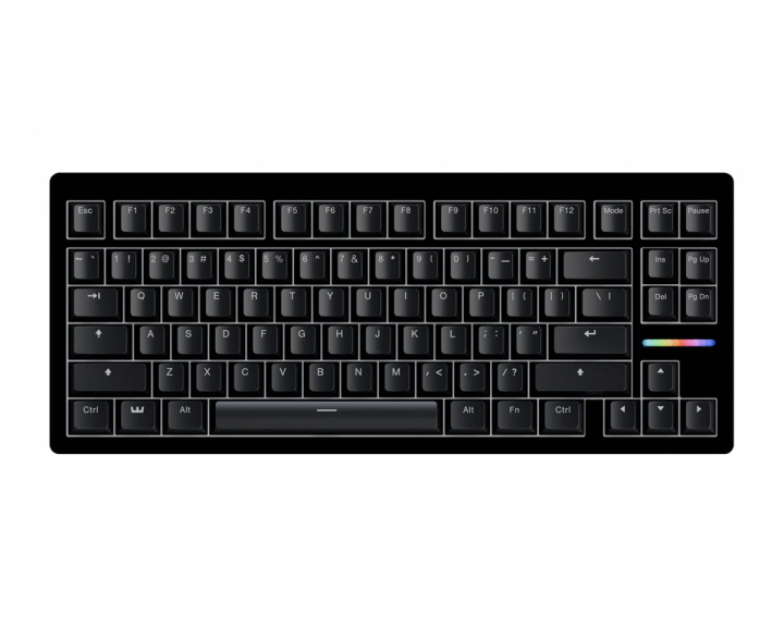 Wooting 80HE 80% Pelinäppäimistö Zinc Alloy Musta - ANSI