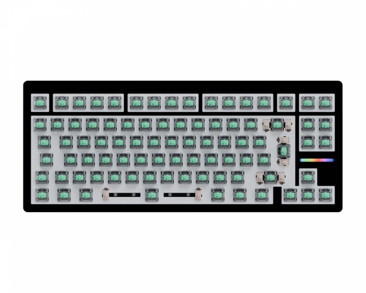Wooting 80HE 80% Pelinäppäimistö Zinc Alloy Musta - ISO