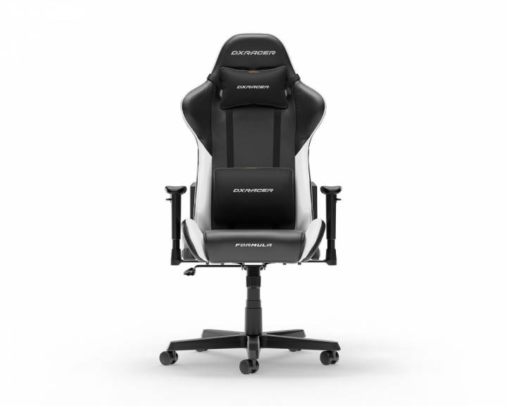 DXRacer FORMULA L Musta & Valkoinen PVC Nahka