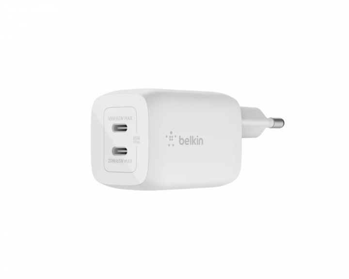 Belkin Boost Charge 65W USB-C Seinälaturi - Valkoinen
