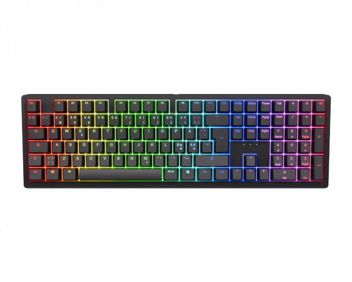 Ducky Zero 6108 Langaton RGB-näppäimistö - Musta [Cherry MX2A Brown]