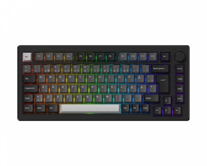 Akko MOD 007B HE Magneettinen Langaton Näppäimistö - Musta [Cream Yellow Magnetic]