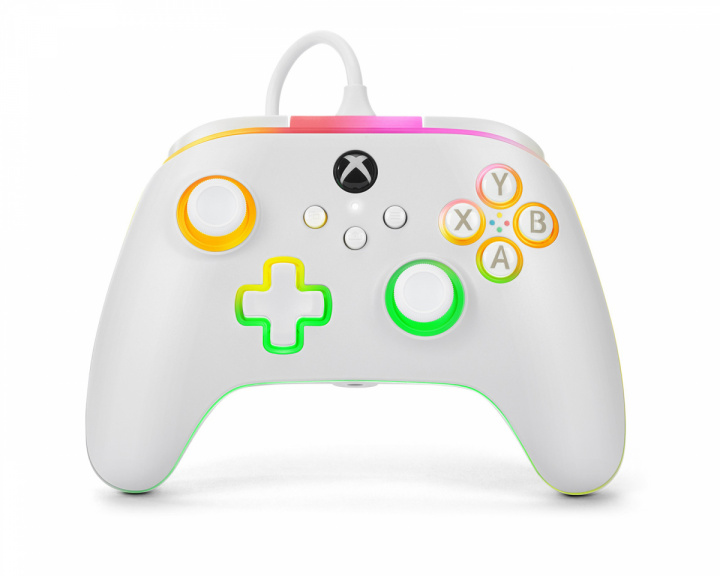 PowerA Advantage Wired Controller for Xbox Series X|S with Lumectra - Peliohjain - Valkoinen