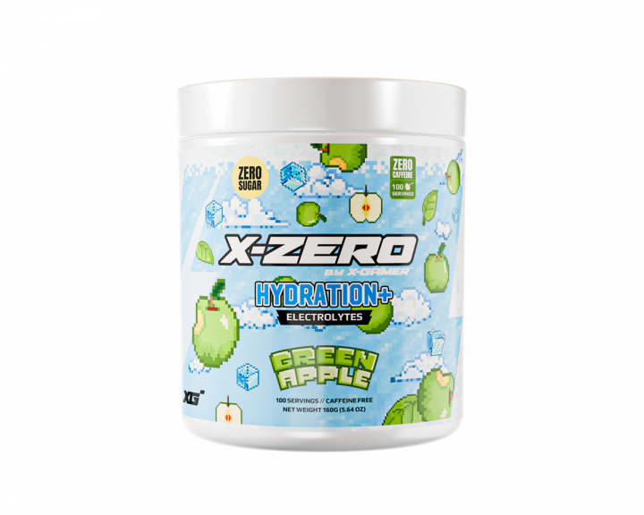 X-Gamer X-Zero Hydration+ Green Apple - 100 Annos