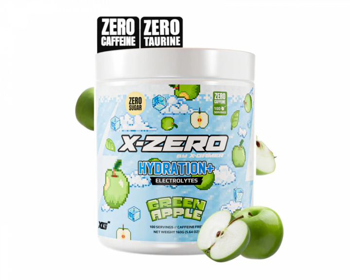 X-Gamer X-Zero Hydration+ Green Apple - 100 Annos