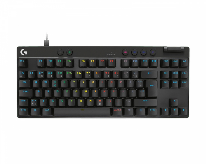 Logitech Pro X TKL Rapid Langallinen Pelinäppäimistö [Linear] - Musta