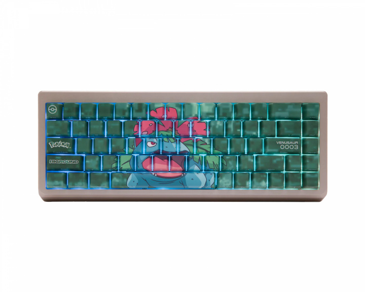 Higround Pokémon Summit 65 Hotswap-Pelinäppäimistö - ANSI - Venusaur [Geo Linear]
