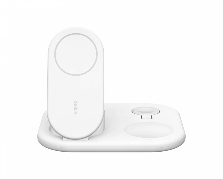 Belkin Boost Charge Qi2 15W Magneettinen 3-in-1 Latausalusta - Valkoinen
