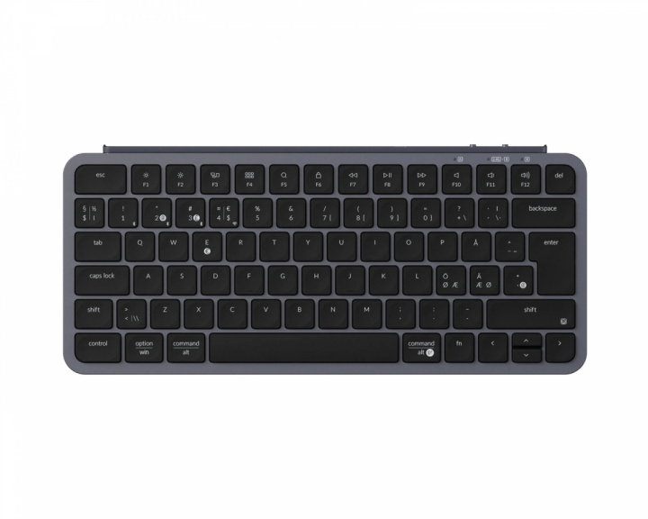 Keychron B1 Pro Ultra-Slim Langaton Näppäimistö - Space Gray - ISO