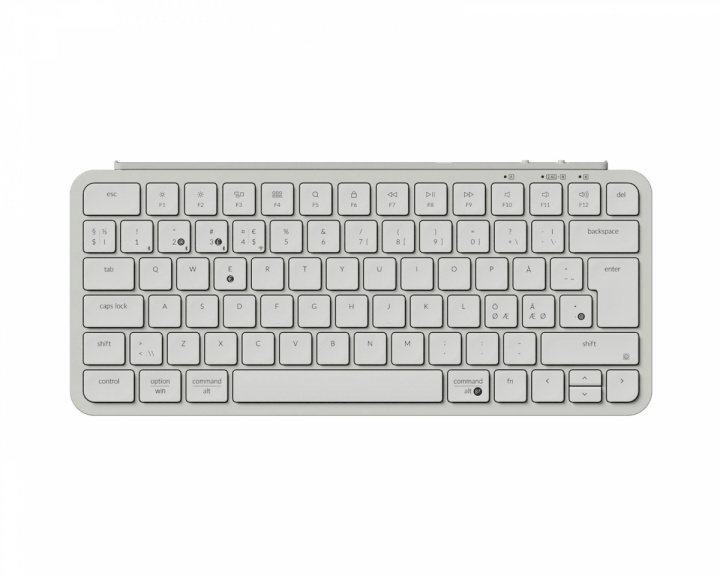 Keychron B1 Pro Ultra-Slim Langaton Näppäimistö - Ivory White - ISO