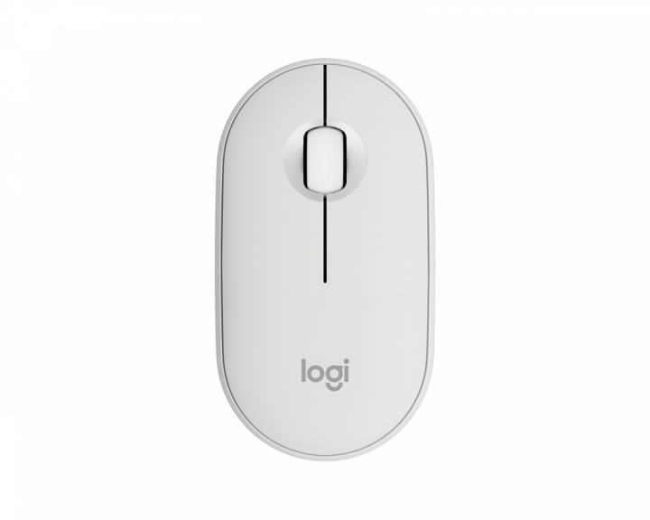 Logitech Pebble M350s Langaton hiiri - Tonal White
