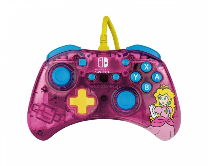 PDP Rock Candy Nintendo Switch Peliohjain - Peach