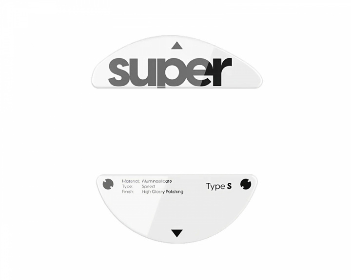 Superglide Glass Skates Type-S Pulsar X3 LHD Series - Valkoinen