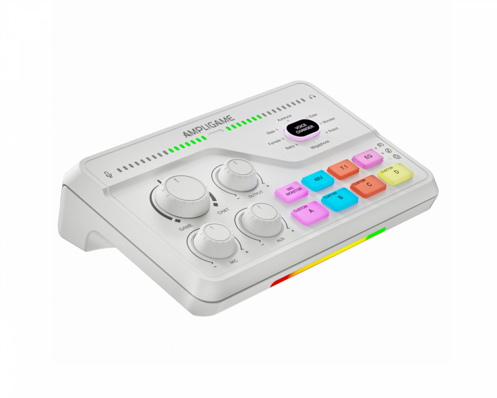 Fifine AmpliGame SC8 Audio Mixer - Valkoinen Äänimikserit