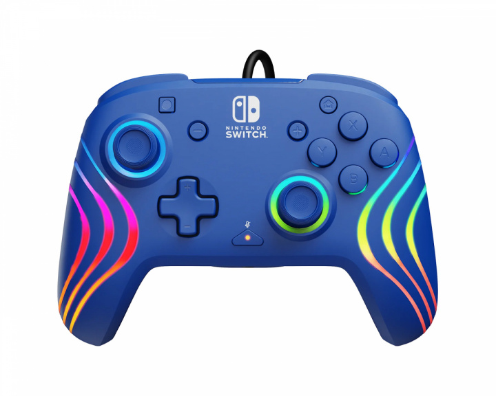 PDP Afterglow Wave Wired Ohjain - Sininen (Nintendo Switch)