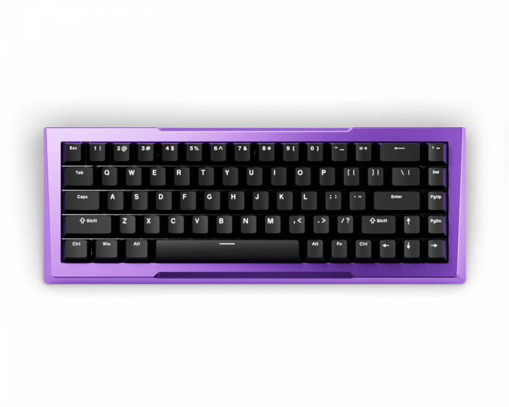 Pwnage Zenblade 65 V2 – Hall-efekti Pelinäppäimistö Black Edition ANSI – Violetti